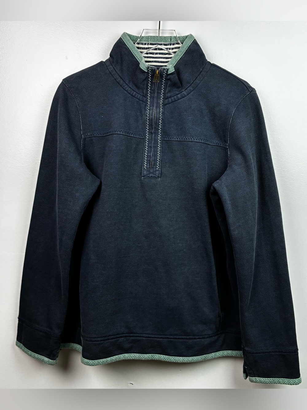 Fat Face Airlie Blue Quarter Zip Pullover Sweatshirt